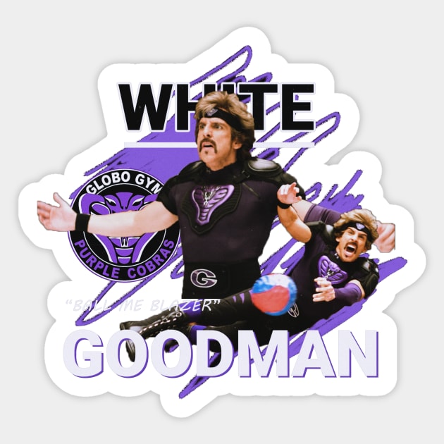 WHITE GOODMAN jersey design Sticker by ematzzz